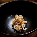 温石 - ドウマン蟹の雌　細胞を壊さずに蒸上げたような印象は相変わらず。滑らかしっとり。濃い味わいをそのまま堪能させていただきました。