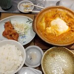 Yayoi Ken - イカのから揚げ と チゲ定食