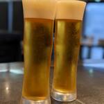 ル　シャン  - 当店の生ビールはプレミアムモルツです♪