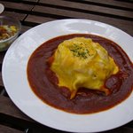 Cha no Yu Kichijoji Ten - 2009/06/06 撮影 オムライス(900円位だったような･･･)