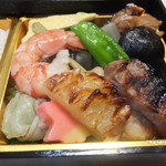 Shinshintei - 日替わり弁当　やまぼうし　１２６０円のおかず　【　２０１２年１２月　】