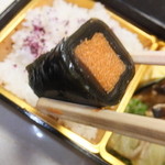 Shinshintei - 日替わり弁当　やまぼうし　１２６０円のおかず　子持ち昆布　【　２０１２年１２月　】