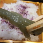 Shinshintei - 日替わり弁当　やまぼうし　１２６０円のおかず　ふきの煮物　【　２０１２年１２月　】