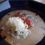 5000円のコース　鯖の熟れ