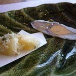 徳山鮓 - 5000円のコース　ふなずし、いいの天ぷら