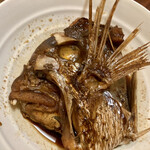 Uoichiba Komatsu - 鯛のかぶと煮　ホジホジ