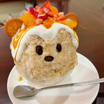 ぱくぱく くもくま堂 - ほうじ茶みるくにいちごと金柑キャラメルレアチーズ
      1400円（＋50円でくまさん）