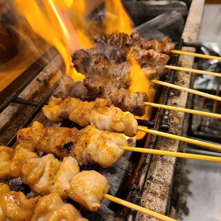 京都では珍しい串焼きホルモン◎
