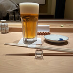 鮨 一幸 - 生ビール