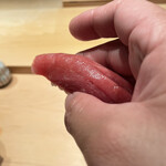 鮨 一幸 - 大畑村/剥がし大トロ