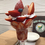 フルーツ すぎ 丸の内ビル店 - 4種のいちごパフェ