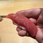 鮨 一幸 - 大畑村/剥がし大トロ