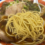 豚菜館 - ストレート細麺 少々硬め