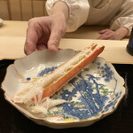 道人 - 間人蟹　焼き蟹　絶妙なタイミングの焼き