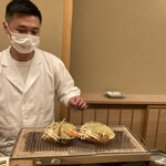 道人 - 間人蟹　　甲羅焼き