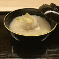 道人 - うずみ豆腐　上からからし
                    天然の蕗のとう