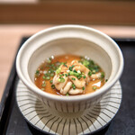 鮨みなと - 白子茶碗蒸し