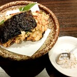 友の家 - 山芋納豆磯部揚げ