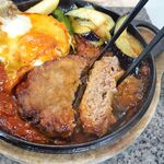 洋庖丁 - ハンバーグステーキ定食（特盛）（クーポン割引）980円