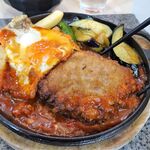 洋庖丁 - ハンバーグステーキ定食（特盛）（クーポン割引）980円