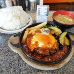 洋庖丁 - ハンバーグステーキ定食（特盛）（クーポン割引）980円