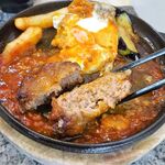 洋庖丁 - ハンバーグステーキ定食（特盛）（クーポン割引）980円