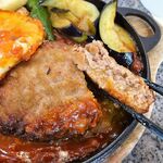 洋庖丁 - ハンバーグステーキ定食（特盛）（クーポン割引）980円