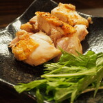 Binchoutan Yakitori Kinoshita - ももトロ炙り焼き 柚子胡椒
