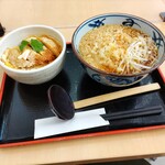 おらがそば - カツ丼セット700円（たぬきトッピングで+60円）