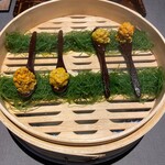 茶禅華 - 脆皮響鈴～上海蟹の揚げワンタン　雄雌二種類の身と味噌を詰めたワンタン