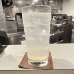 創作麺工房 鳴龍 - 生レモンサワー　400円