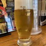 楽 - 生ビールはアサヒ熟撰　さすがプレミアムビール美味い！！