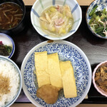 京の馳走 はんなりや - ある日の焼魚･網焼肉の基本セット