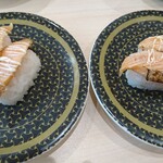 はま寿司 - 炙りとろサーモン110円