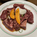 焼肉 鶯谷園 - 厚切りハラミ