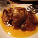 天 - ハンバーグ（取り分け後）