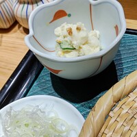 手打ちそば 大石 - 2021.12.小付き？（ポテトサラダ）