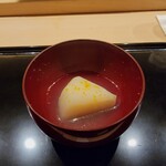 鮨 おおが - 鯛のお出汁に蕪