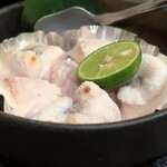 ふぐ屋とら乃介 - 白子の塩焼き