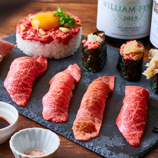 名物【肉寿司】が絶品