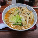 Ichiban Tei - 2021年11月　肉ピりラーメン（中辛）　880円