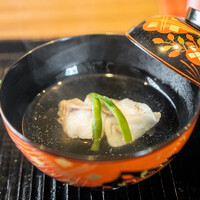 鎌倉 北じま - 長井港の突きもののクエのお椀