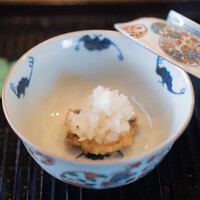 鎌倉 北じま - 銀杏のすり流し 百合根のお饅頭