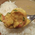 グルガオン - プリップリの海老の食感がいいね！