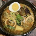 CoCo壱番屋 - 海の幸スープカレー上から