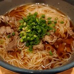 Doteya Kisakaba Kanade - 肉吸い(450円税込)のそうめんトッピング(＋50円税込)