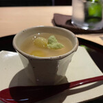 梶川 - 蕪蒸し、ゆり根、銀杏、鰻蒲焼き、海老