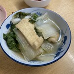 正宗屋 - 白菜と揚げさん炊いたん