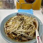 Kurumaya Ramen - 味噌ラーメン(もやし増)@730(無料券)