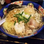 塩そば専門店 桑ばら - 焼きあご煮干しと牛スジの塩